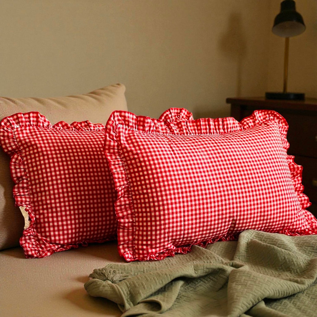 Handmade Cotton Cushion Cover – Ethnic Print Design Throw Pillow Cases