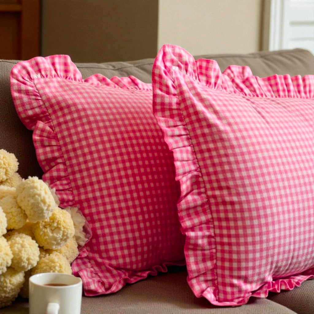 Cotton Printed Throw Pillow Cushion Cover Natural Cotton Cushion Cover – Sustainable Home Styling Pack Of 1