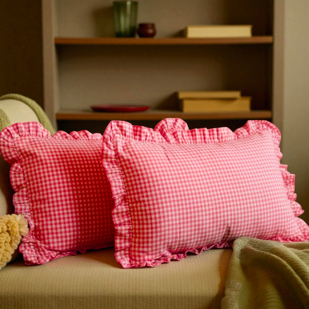 Cotton Printed Throw Pillow Cushion Cover Natural Cotton Cushion Cover – Sustainable Home Styling Pack Of 1