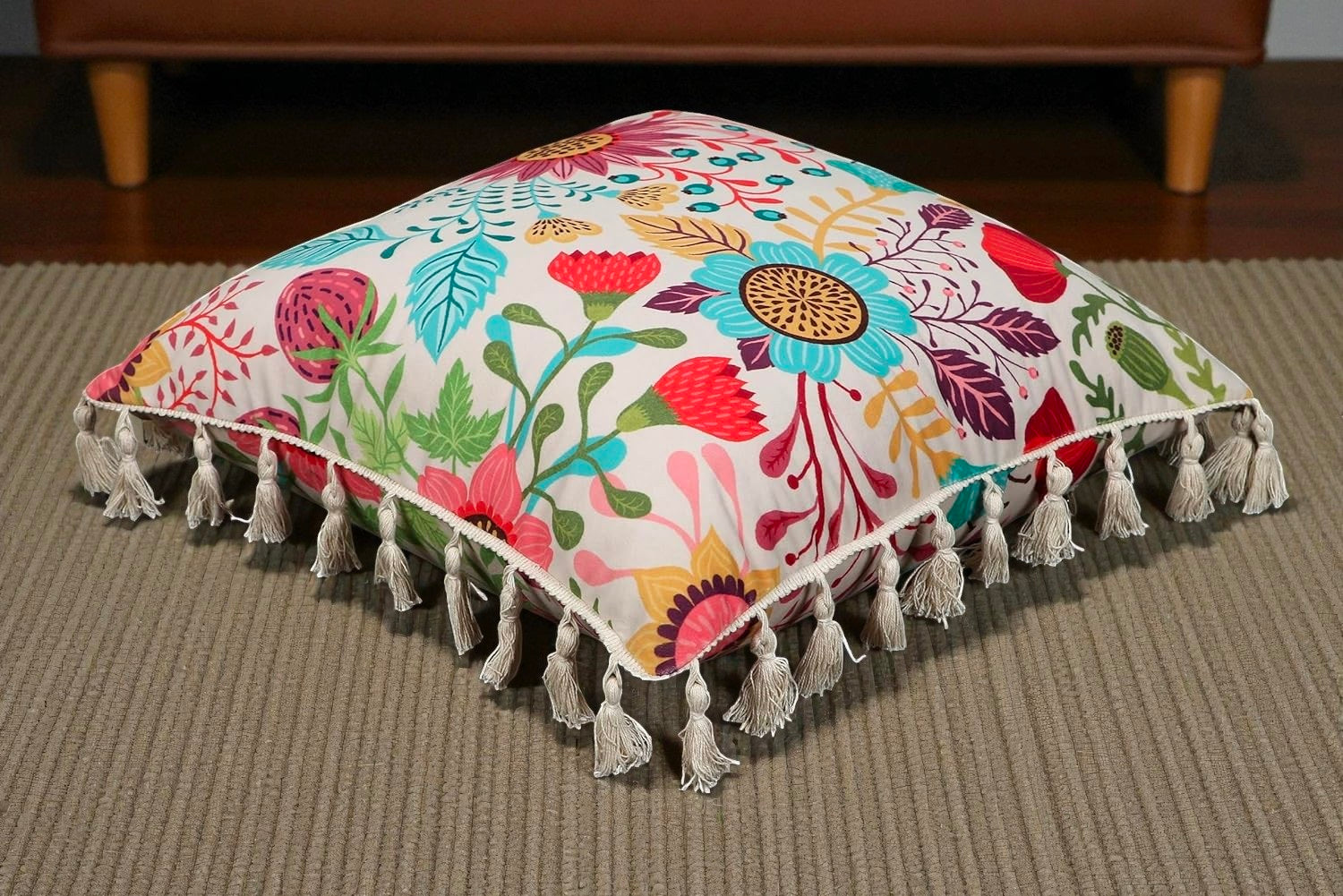 Indian Cotton Printed Cushion Cover – Traditional Indian Home Accent Pack Of 1