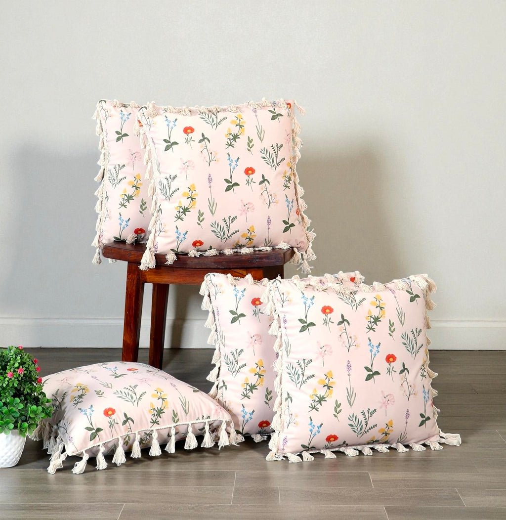 Luxury Cotton Cushion Cover – Handcrafted Boho Style Pack Of 1