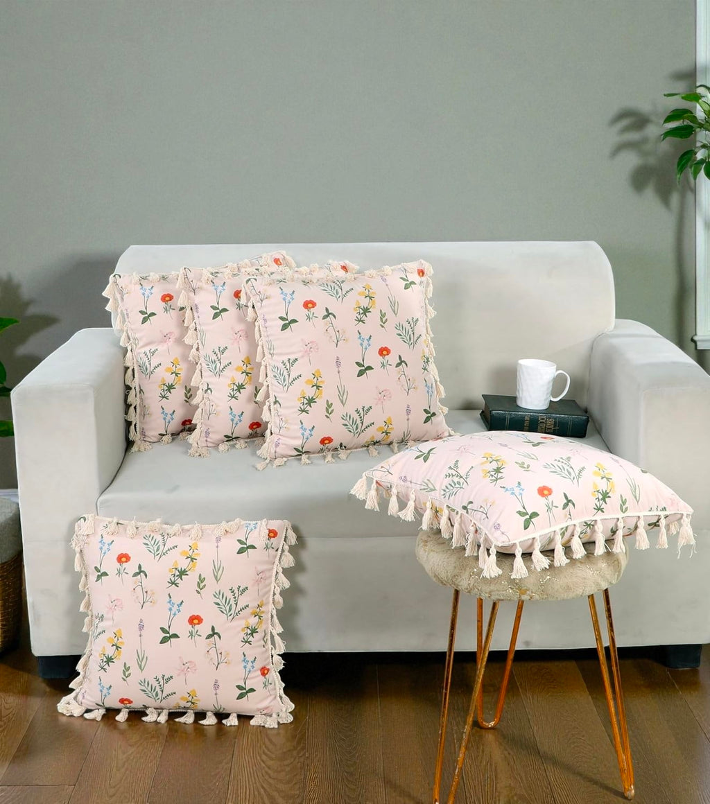 Luxury Cotton Cushion Cover – Handcrafted Boho Style Pack Of 1