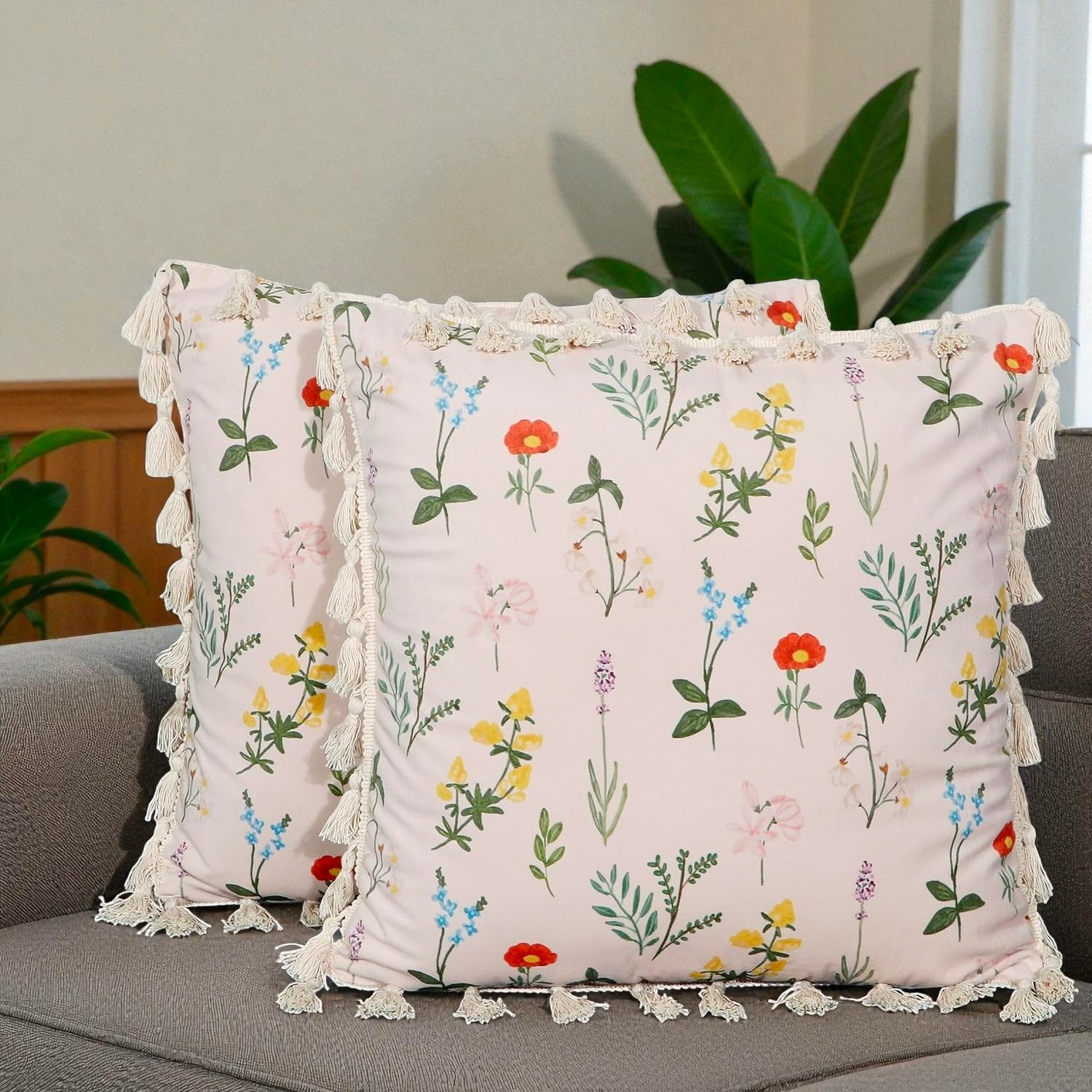 Luxury Cotton Cushion Cover – Handcrafted Boho Style Pack Of 1