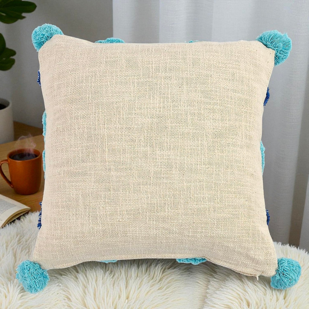 Handmade Cushion Cover Cotton Sofa Decorative Cushion Pillow Cover Cushion Case Pack Of 1