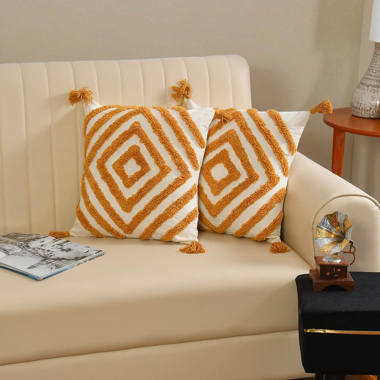 Embroidered Handmade Suzani Premium Cotton Cushion Cover Pack Of 1