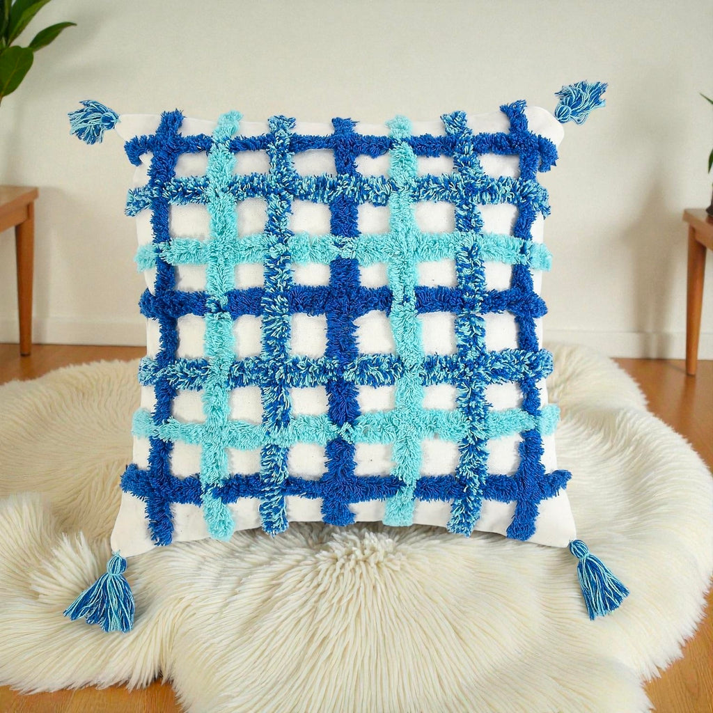 Embroidered Handmade Cotton Cushion Cover Decorative Cushion Pillow Cover Cushion Case Pack Of 1