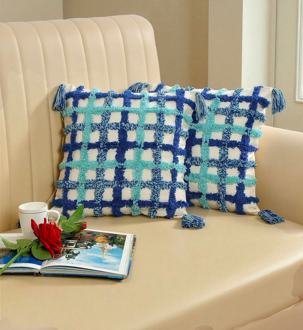 Embroidered Handmade Cotton Cushion Cover Decorative Cushion Pillow Cover Cushion Case Pack Of 1