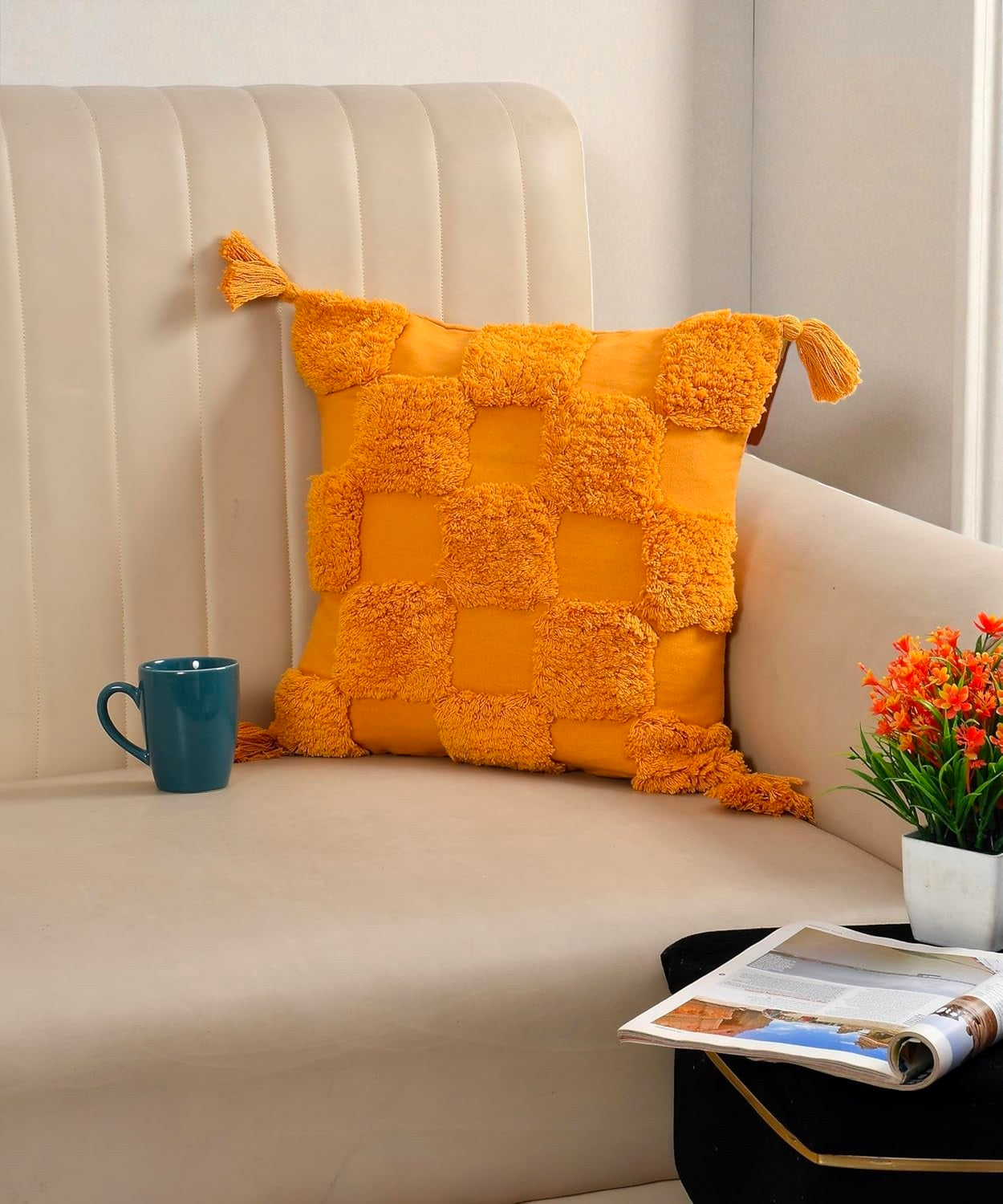 Indian Handmade Cotton Cushion Cover Decorative Cushion Pillow Cover Cushion Case Pack Of 1