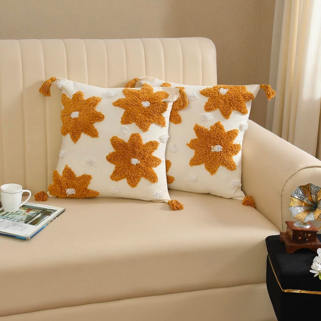 Embroidered Handmade Suzani Cushion Cover Cotton Sofa Decorative Cushion Pillow Cover