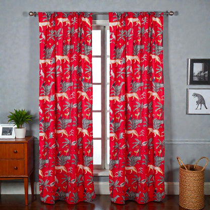 Ethnic Indian Block Print Curtains – 100% Cotton Window Panels