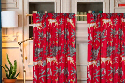 Ethnic Indian Block Print Curtains – 100% Cotton Window Panels
