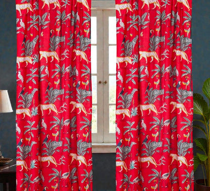Ethnic Indian Block Print Curtains – 100% Cotton Window Panels