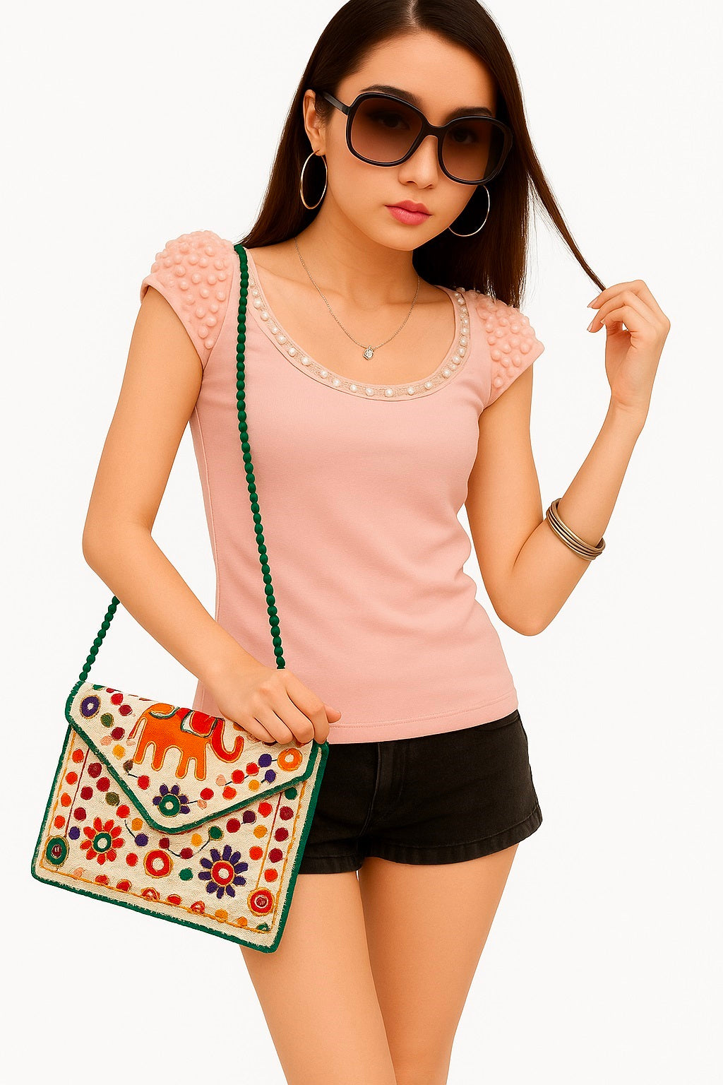 Clutch Bags Sling Bags Cross Body Bags for Women 30X20 Cm Perfect for Wedding & Party Looks