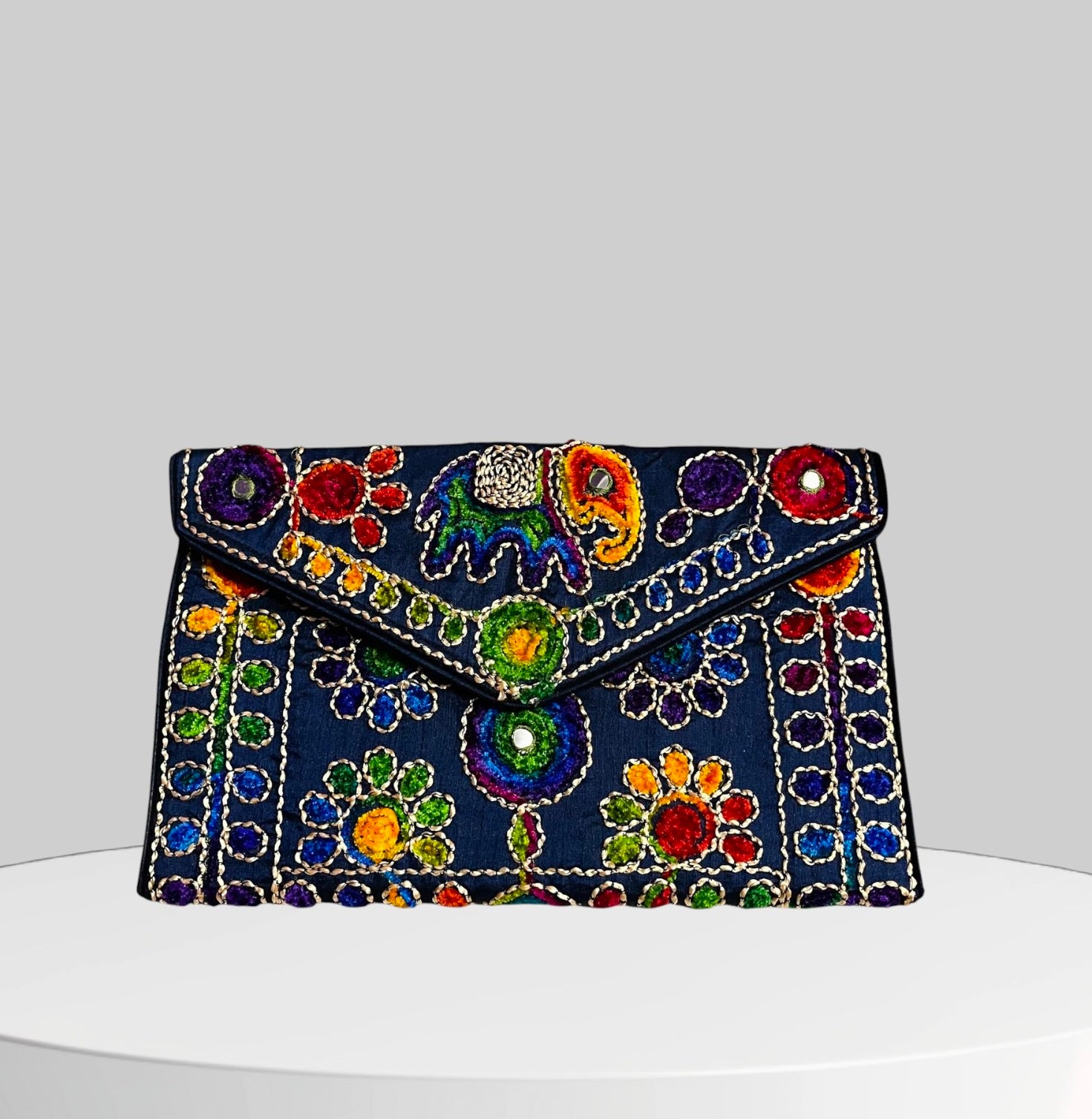 Indian Clutch Bags Sling Bags Cross Body Bags for Women Trendy Envelope Clutch 30X20 Cm