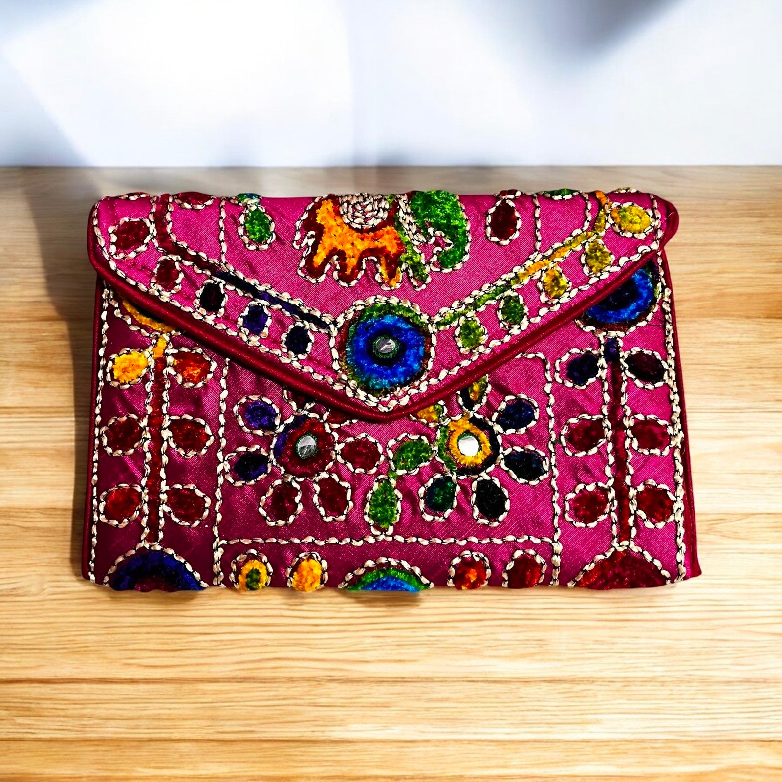 Indian Clutch Bags Sling Bags Cross Body Bags for Women 30X20 Cm