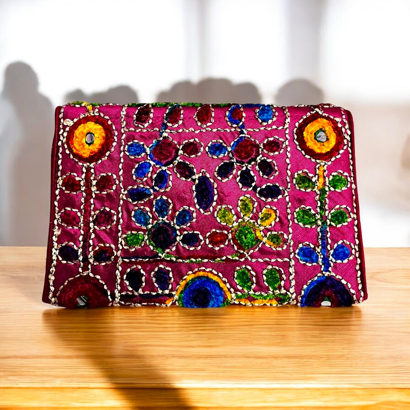 Indian Clutch Bags Sling Bags Cross Body Bags for Women 30X20 Cm