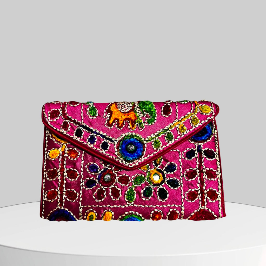 Indian Clutch Bags Sling Bags Cross Body Bags for Women 30X20 Cm