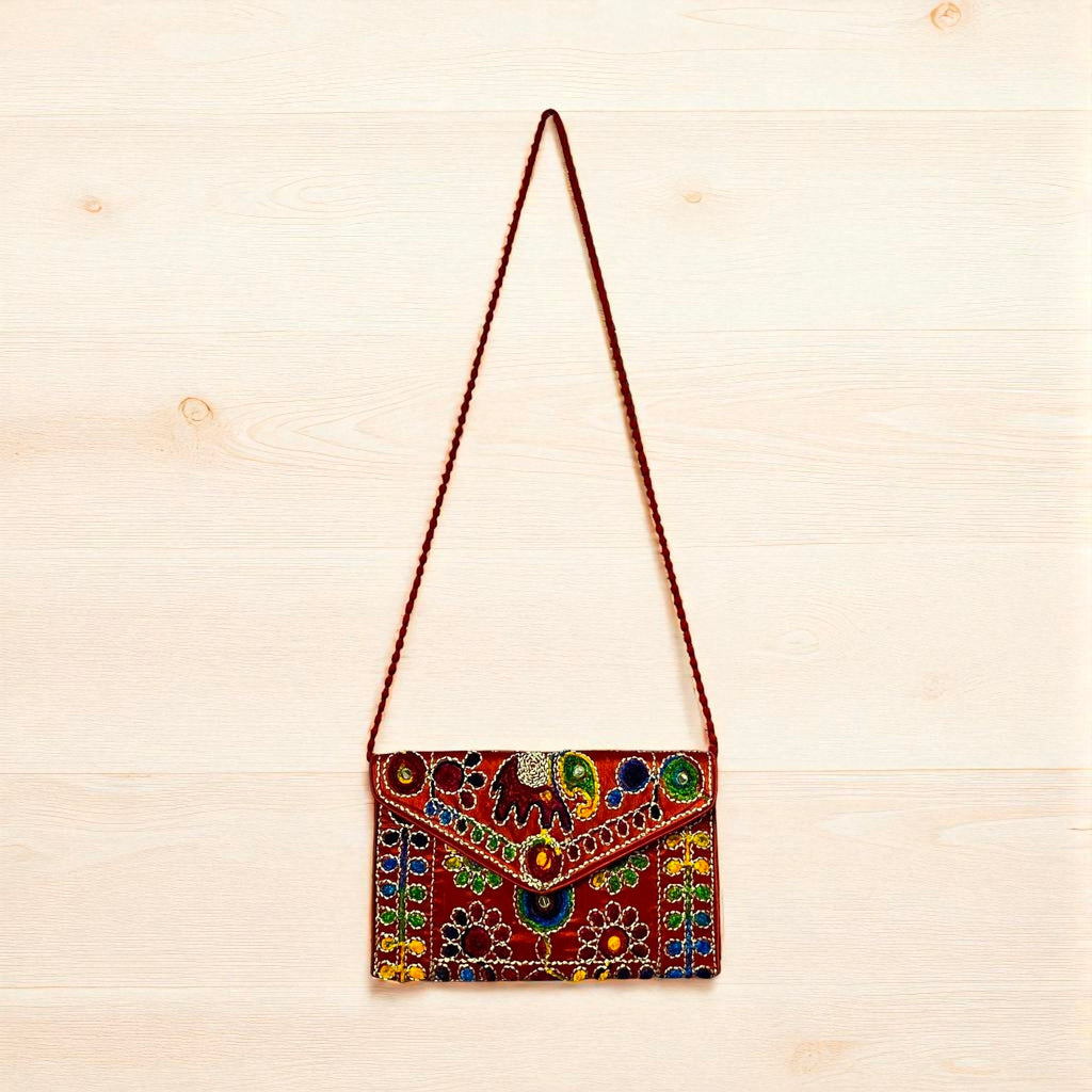 Handmade Clutch Bags Sling Bags Cross Body Bags for Women 30X20 Cm