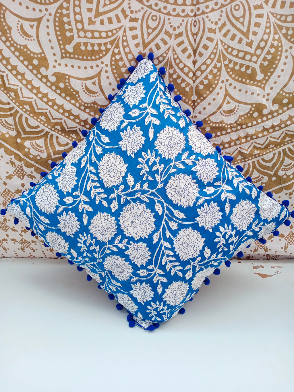 Hand Block Decorative Cushion Pillow Cover Cushion Case