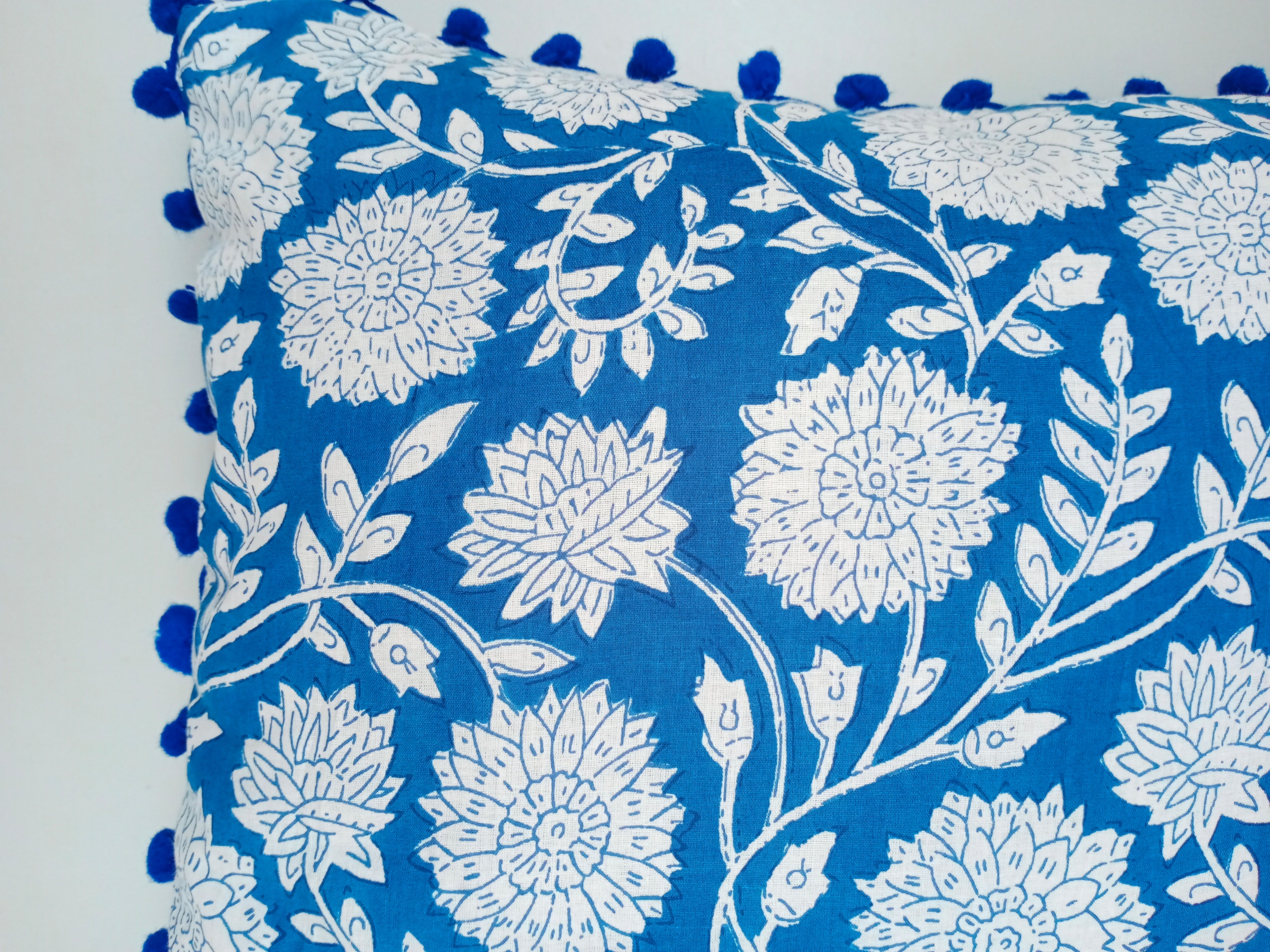 Hand Block Decorative Cushion Pillow Cover Cushion Case