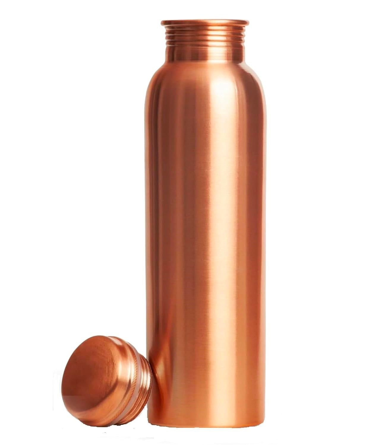 Copper Bottle (1000ml): 100% Pure BPA-Free Water Bottle | Copper-Infused Water | Leak Proof | Office Use | Boosts Immunity | Supports Digestive & Liver Health | Ayurveda Inspired