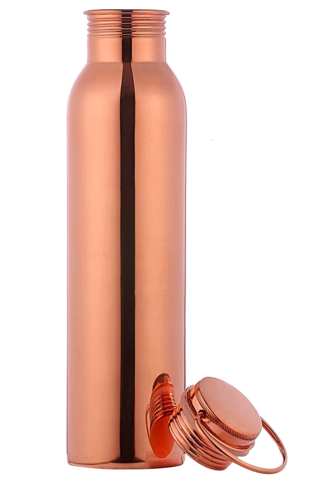 Handcrafted Handal Pure Copper Water Bottle for Drinking Water, 34 Oz Leak-Proof