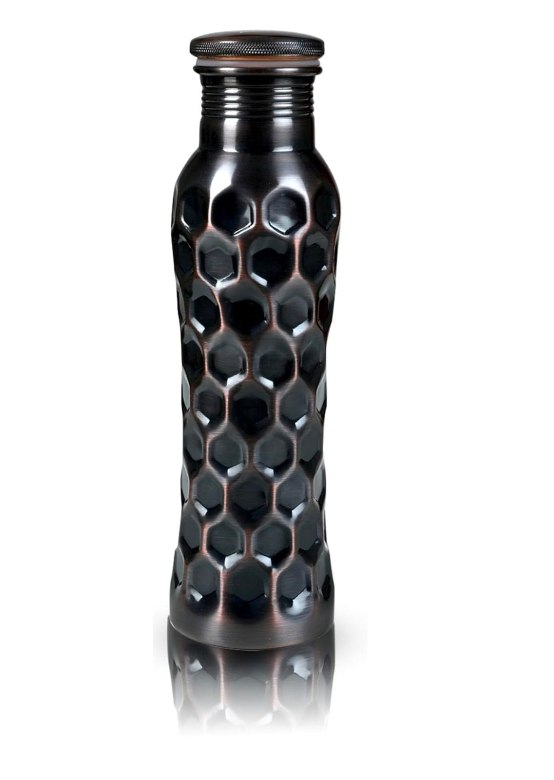 Black Daimond Pure Copper Water Bottle for Drinking Water, 34 Oz Leak-Proof