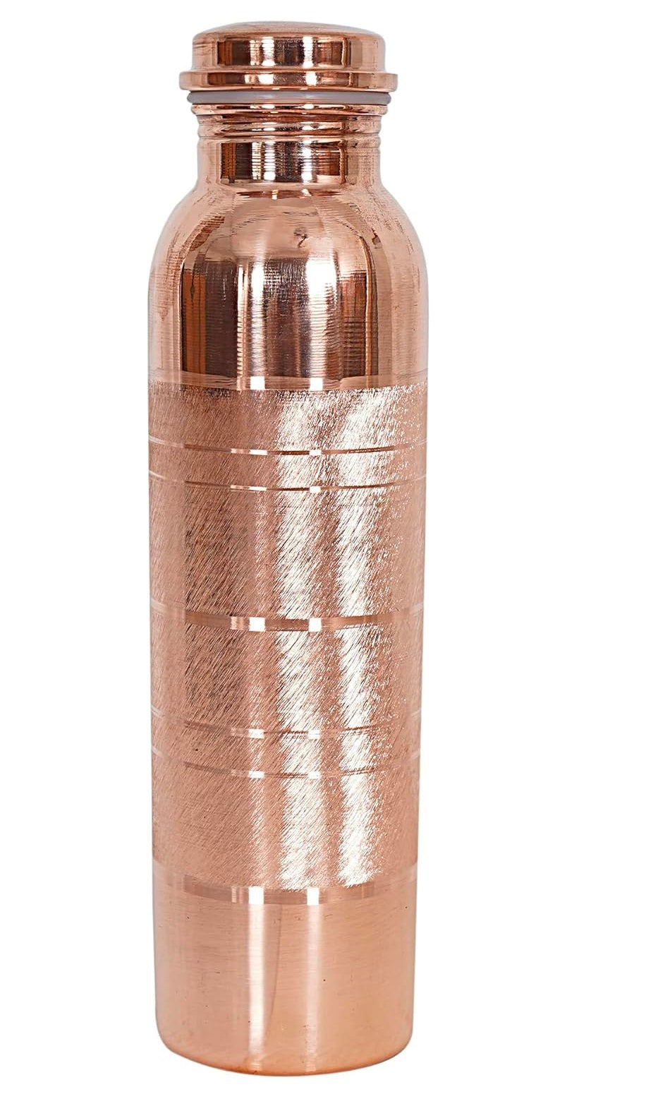 Pure Copper Water Bottle for Drinking Water, 34 Oz Stay Hydrated and Enjoy Ayurvedic Benefits – Leak-Proof