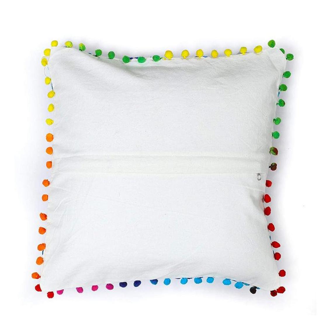 Decorative Hand Made Cotton Throw/Pillow Cushion Covers (16 X 16 Inches)